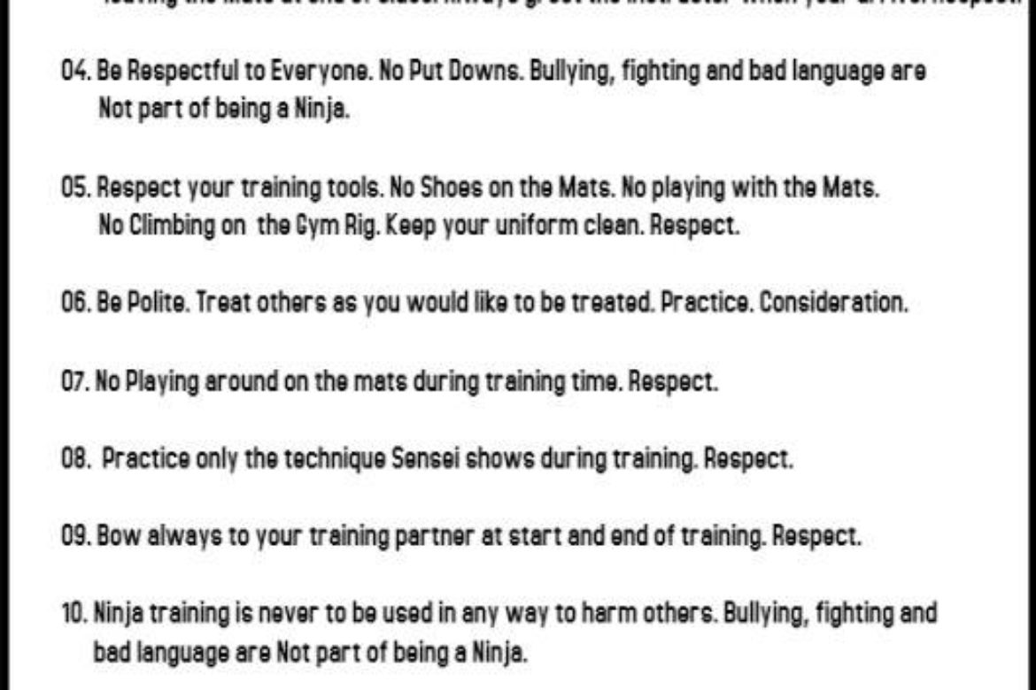 Our Dojo Rules!